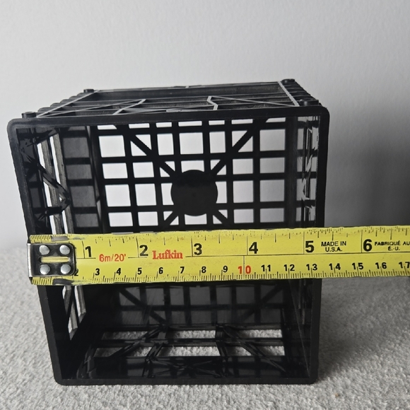 Vintage Black KOOL KRATES Mini CD Storage Crates - Set of 2 - Made in Canada - Picture 7 of 7